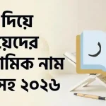 র দিয়ে মেয়েদের ইসলামিক নাম