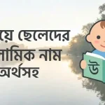 উ দিয়ে ছেলেদের ইসলামিক নাম অর্থসহ