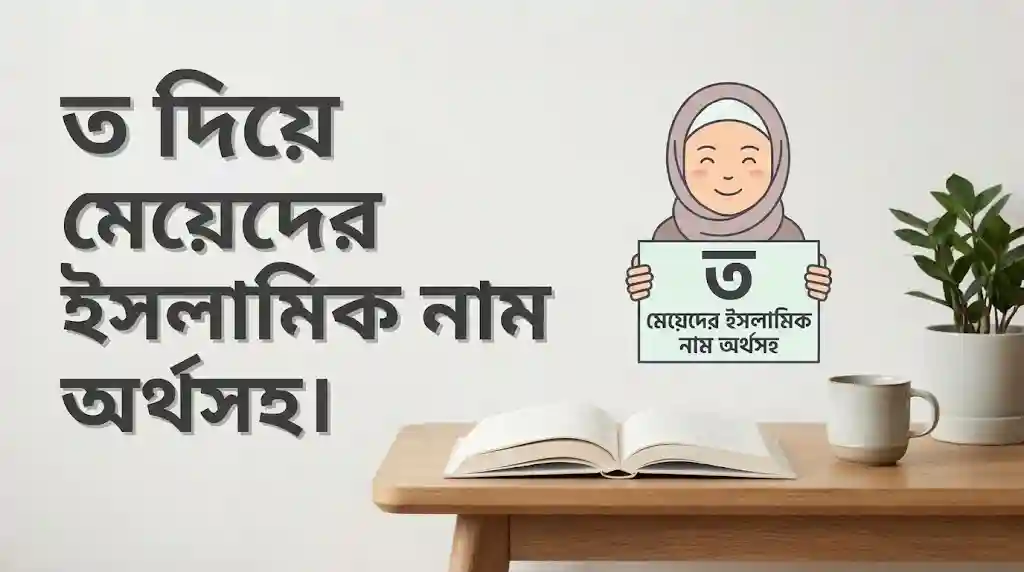 ত দিয়ে মেয়েদের ইসলামিক নাম অর্থসহ