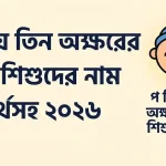 প দিয়ে তিন অক্ষরের হিন্দু শিশুদের নাম অর্থসহ ২০২৬