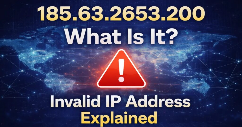 Understanding 185.63.2653.200 IP Address Meaning