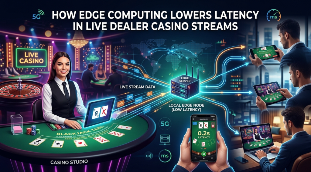 How Edge Computing Lowers Latency in Live Dealer Casino Streams